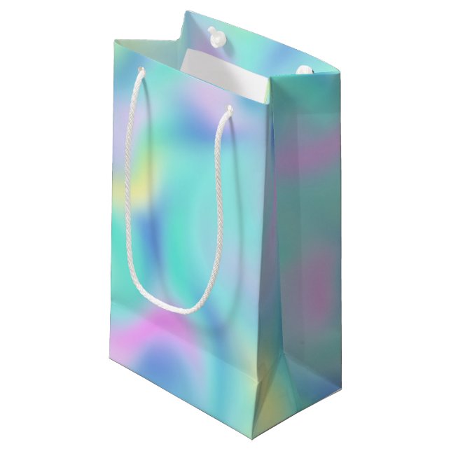 Bolsa De Regalo Pequeña Resumen Bonito Pastel Swirls (Angulo Anverso)