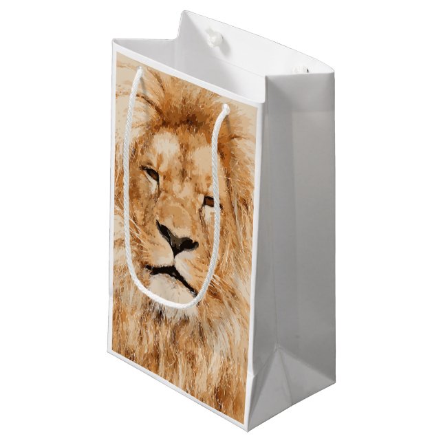 BOLSA DE REGALO PEQUEÑA RETRATO DE LEÓN (Angulo Anverso)