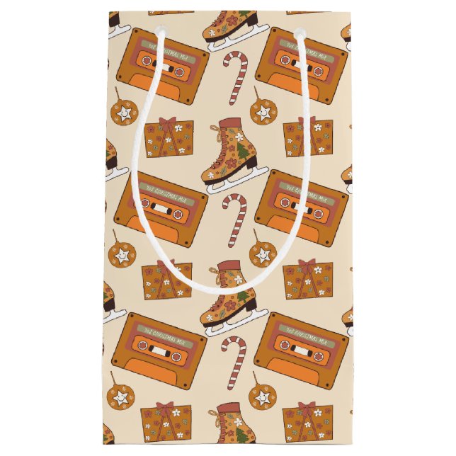 Bolsa De Regalo Pequeña Retro Christmas Joy (Anverso)