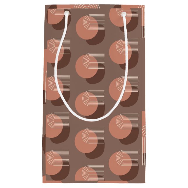 Bolsa De Regalo Pequeña Retro Rubor Brun Sunset (Anverso)