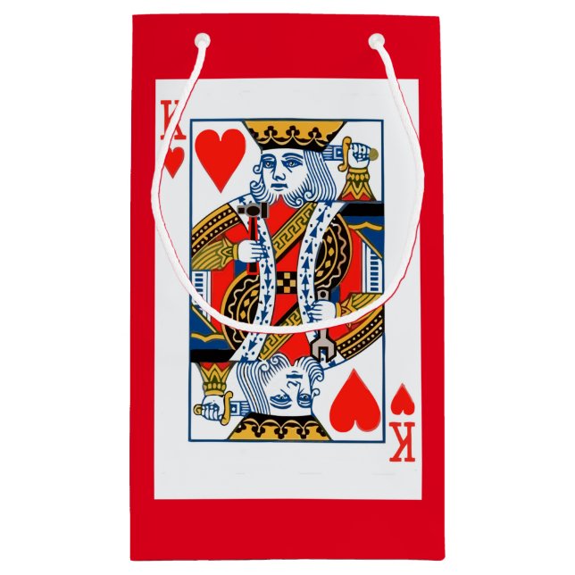 Bolsa De Regalo Pequeña Rey de Corazones (Reverso)