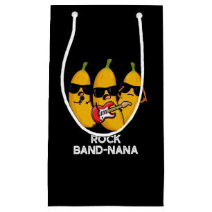 Bolsa De Regalo Pequeña Rock Band-nana Funny Banana Pun