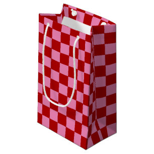 Bolsa De Regalo Pequeña Rojo y rosado caliente bajo control