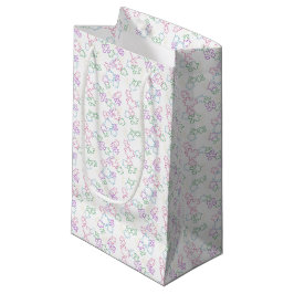 Bolsa De Regalo Pequeña Rompecabezas - Contorno de verano con fondo blanco