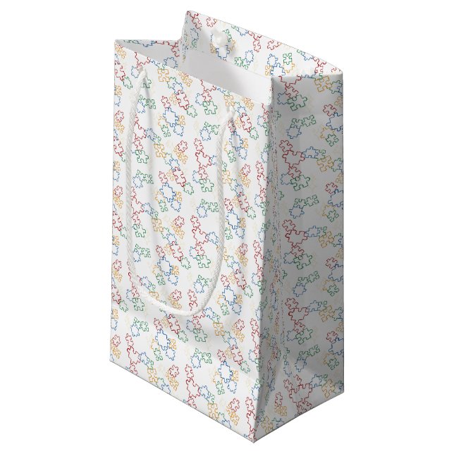 Bolsa De Regalo Pequeña Rompecabezas - Esquema principal fondo blanco (Angulo Anverso)