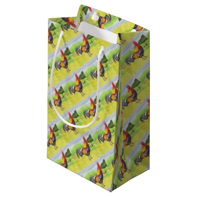 Bolsa De Regalo Pequeña Rooster (Angulo Anverso)