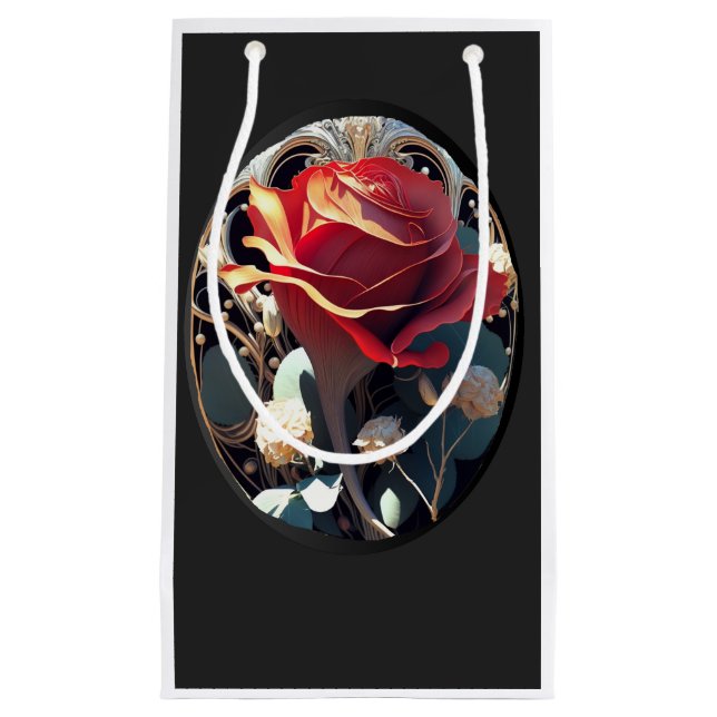 BOLSA DE REGALO PEQUEÑA ROSA #1 (Anverso)