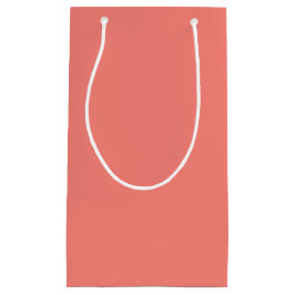 Bolsa de regalo pequeña rosa de coral