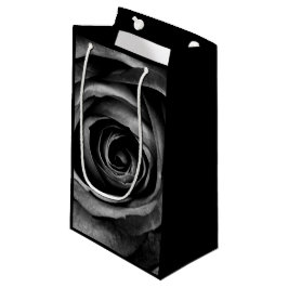 Bolsa De Regalo Pequeña Rosa negro Flor Flor Vintage decorativo floral