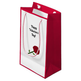 Bolsa De Regalo Pequeña Rosa roja