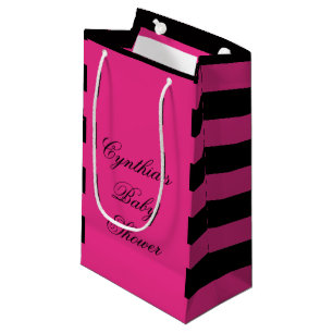 Bolsa De Regalo Pequeña Rosas fuertes y bolsos del favor de Baby Shower de