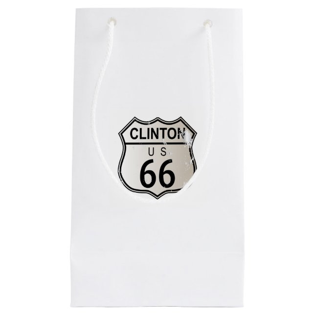Bolsa De Regalo Pequeña Ruta de Clinton 66 (Anverso)