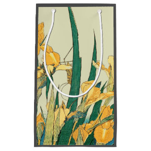 Bolsa De Regalo Pequeña Saltamontes Hokusai y el iris Japón