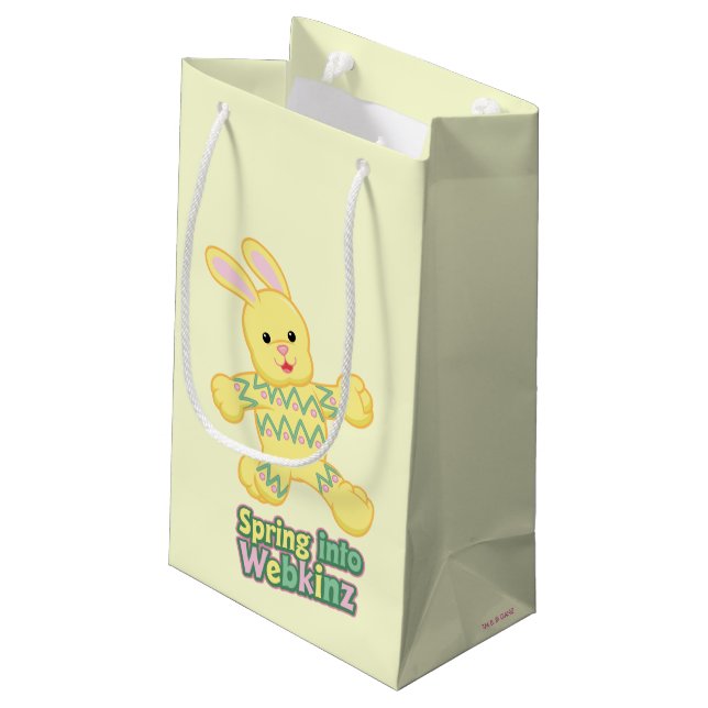 Bolsa De Regalo Pequeña ¡Salte en Webkinz! (Angulo reverso)