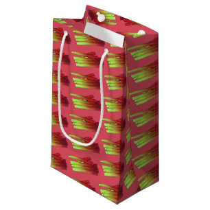 Bolsa De Regalo Pequeña Saltos de ruibarbo culinarios Vegetales Gastronomí