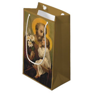 Bolsa De Regalo Pequeña San José y bebé Jesús