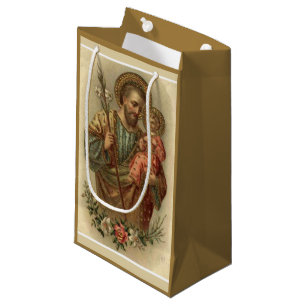 Bolsa De Regalo Pequeña San José y bebé Jesús I 2 diversas imágenes