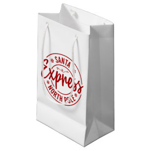 Bolsa De Regalo Pequeña Santa express Polo Norte