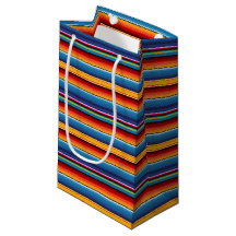 Sarape rojo mexicano de oro azul