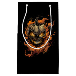 Bolsa De Regalo Pequeña Scary Jack-o-Lantern