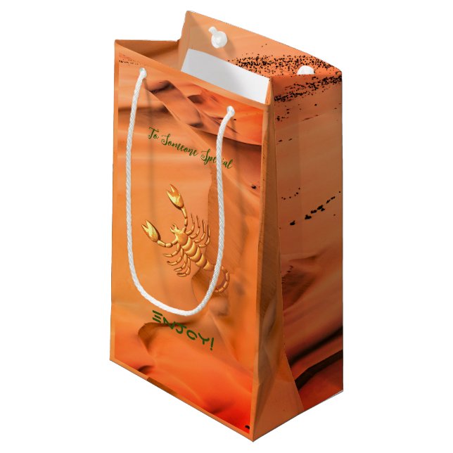 Bolsa De Regalo Pequeña Scorpion Scorpio (Angulo Anverso)