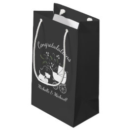 Bolsa De Regalo Pequeña Scotty Dog Baby Shower Puppy Scottish Terrier Gray