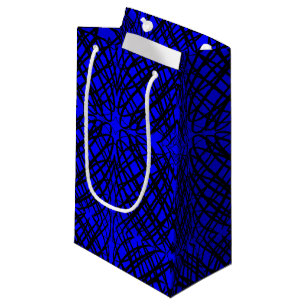 Bolsa De Regalo Pequeña Scribe simple   Tejido Espejo   Azul  