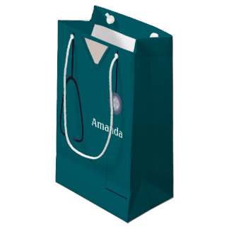 Bolsa De Regalo Pequeña Scrubs Verde azulados SGB