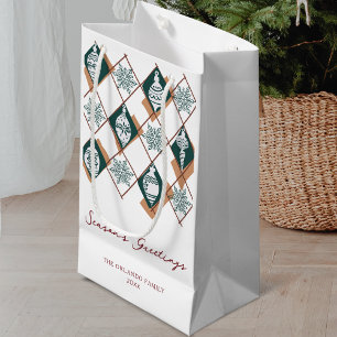 Bolsa De Regalo Pequeña Seasons Greetings Navidades Vacaciones Escandinava