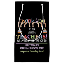 Bolsa De Regalo Pequeña Semana de Apreciación del Profesor