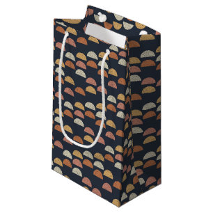 Bolsa De Regalo Pequeña Semi modelo geométrico del círculo