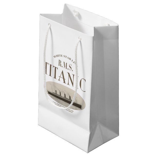 Bolsa De Regalo Pequeña Sepia, barco fantasma Titanic RMS, pequeña bolsa d (Angulo Anverso)
