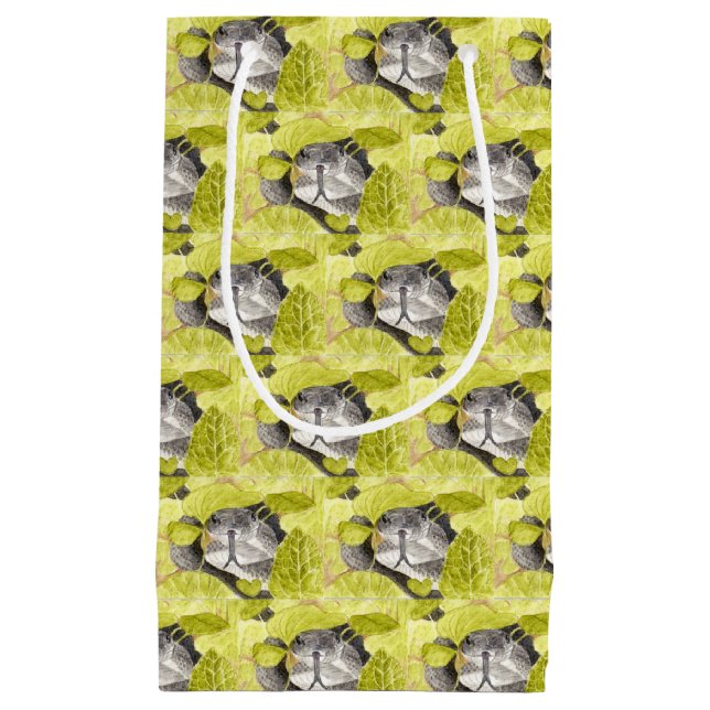 Bolsa De Regalo Pequeña Serpiente de Rata Negra (Anverso)