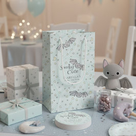 Bolsa De Regalo Pequeña Sexo Neutral Bats Spooky Cute Baby Shower