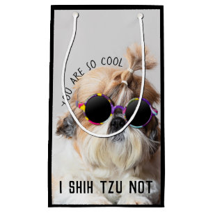 Bolsa De Regalo Pequeña Shih Tzu No es divertido a los amantes de los perr