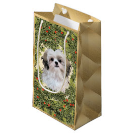 Bolsa De Regalo Pequeña Shih Tzu Wreath
