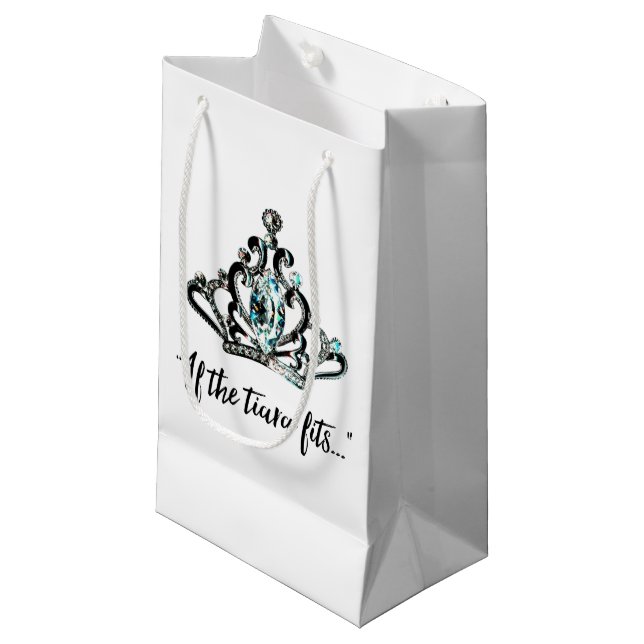 Bolsa De Regalo Pequeña "Si el Tiara encaja..." (Angulo Anverso)