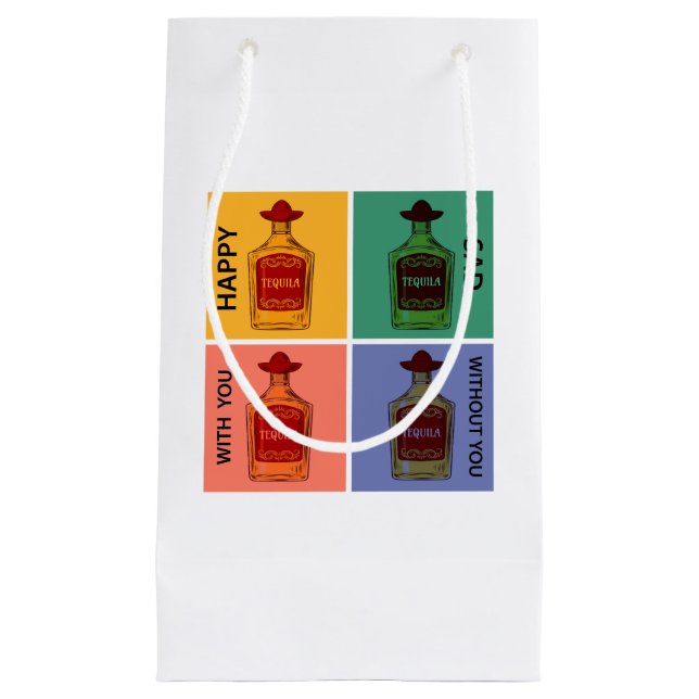 Bolsa De Regalo Pequeña Siempre Tequila (Anverso)