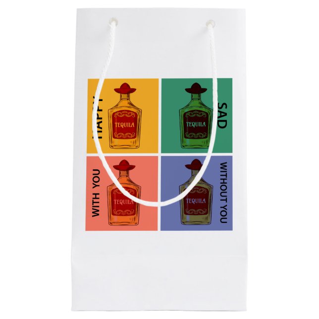 Bolsa De Regalo Pequeña Siempre Tequila (Anverso)