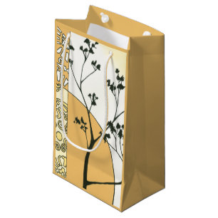 Bolsa De Regalo Pequeña Silueta escasa del árbol de Megan Meagher