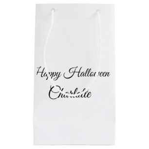 Bolsa De Regalo Pequeña SIMPLE MÍNIMO.CUTIE AGREGAR NOMBRE BEBÉ feliz Hall