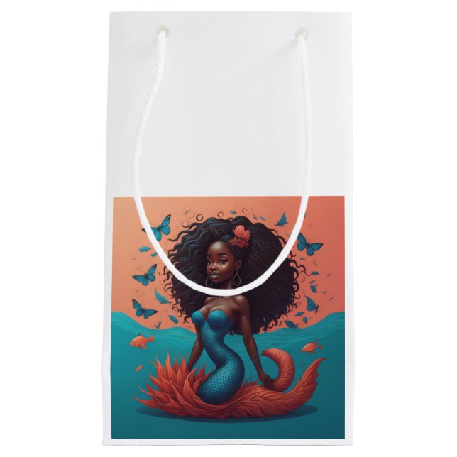 Bolsa De Regalo Pequeña Sirena negra (Anverso)
