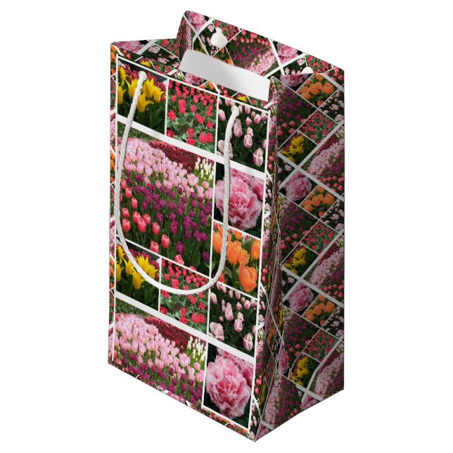 Bolsa De Regalo Pequeña Skagit Valley, tulipanes WA de vuelta (Angulo Anverso)
