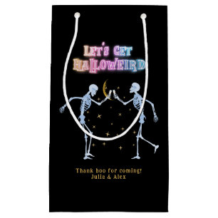 Bolsa De Regalo Pequeña Skull Neon Halloween Halloween Halloweird Bailando