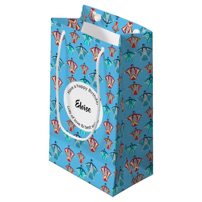 Bolsa De Regalo Pequeña Skydiving (Angulo Anverso)
