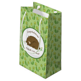 Bolsa De Regalo Pequeña Sleeping Bear Baby Shower Woodland