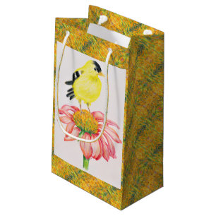 Bolsa De Regalo Pequeña Sm Gift Bag Goldfinch en Coneflower