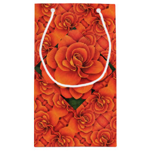 Bolsa De Regalo Pequeña Sm Gift Bag Naranja Begonia