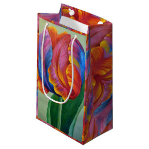 Bolsa De Regalo Pequeña Sm Gim Bag Tulip Arcoiris #1