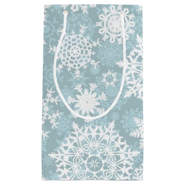 Bolsa De Regalo Pequeña Snowflake (Anverso)